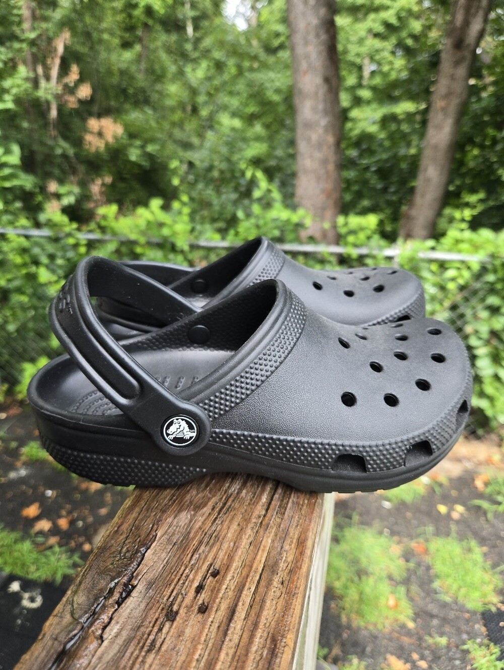 CROCS Kids Black Slip-On Shoes